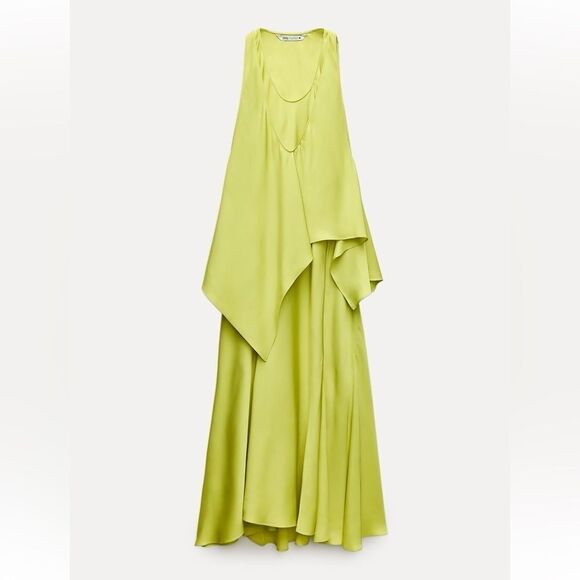 Zara flowy dress with cape NWT - Picture 6 of 7